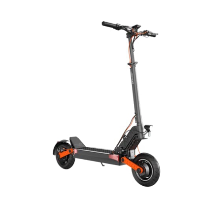 Patinete eléctrico Todoterreno Joyor para Adultos Serie S-5 con autonomía de 50 km; Motor 600W, Ruedas 10″ (neumáticas), con Doble suspensión Delanter