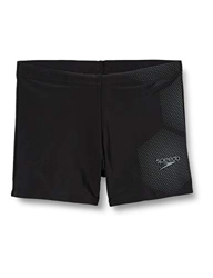 Speedo Inserto Técnico Pantalón De Baño (Aquashort), Hombre, Negro/Ardesia, 11-12 características