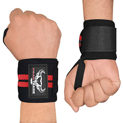 Muñequeras para levantamiento de pesas, rendimiento muscular, entrenamiento, gimnasio, correa para el pulgar, soporte de algodón elástico para vendaje precio