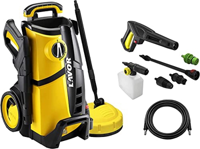LAVOR Hidrolimpiadora de Alta Presión LVR4 150 WPS con Programas de Lavado y Limpiador de Suelos, Presión max 150 bar, Caudal max 480 litros por hora,
