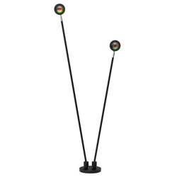 Lindby Edonita lámpara de pie LED 2 luces características