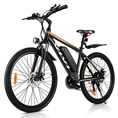 VIVI 26 Pulgadas Bicicleta eléctrica Hombres Damas,Bicicleta de montaña,36V 10.4AH batería de Iones de Litio ebike pedelec,25KM/H Bicicleta e-Bike,21 