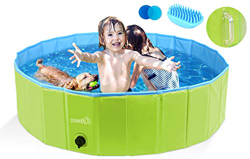 Pecute Piscina Niño Perros y Gatos Bañera Plegable,Regalo: Cepillo de Silicona, Tiene un defecto de escombros, Pero Todo lo demás es Normal y no afect en oferta