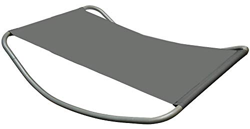 Tumbona con Balancin XXL | mecedora para tomar el sol y relajarse | color gris | 2 plazas ca. 200x130x32 cm | robusto bastidor metálico | moderno con  en oferta