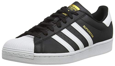 adidas Superstar Vegan, Sneaker Hombre, Core Black/Footwear White/Gold Metallic, 43 1/3 EU