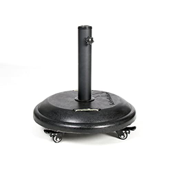 BASE PARA SOMBRILLA DE 22 KG REALIZADO EN CEMENTO CON RUEDAS. precio