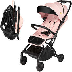 skiddoü silla de paseo para niño plegable Espoo silla de paseo plegable ligera y plegable con una sola mano estructura de aluminio, silla de viaje peq en oferta