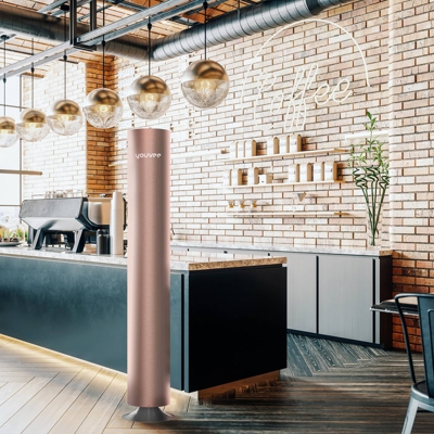 youvee limpiador de aire UV-C, sensor de CO2 cobre