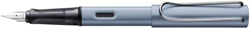 Lamy 1235645 AL-star 38 - Pluma estilográfica de aluminio de color azul con mango transparente y pluma de acero, plumín F características