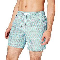 Cortefiel BAÑO LANGOST REPREV Poliester Reciclado Bañador, Verde, M para Hombre en oferta