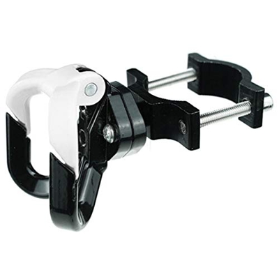 Jiaminye Bolsa de aluminio con doble gancho para patinete eléctrico Max G30, color blanco y negro