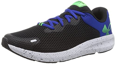Under Armour Charged Pursuit 2 BL SPKL Zapatillas para Correr, Hombre, Negro (Black/Halo Gray/Stadium Green - 001), 42 EU