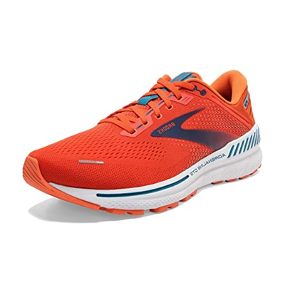 Brooks Adrenaline GTS 22, Zapatillas para Correr Hombre, Pumpkin Flame Titan, 45 EU