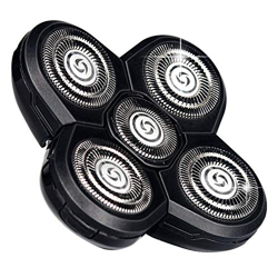 Maquinilla De Afeitar, afeitadora eléctrica 5 en 1 para hombres, afeitadoras de cabeza flotante 4D para hombres calvos, kit de aseo inalámbrico Skull  características