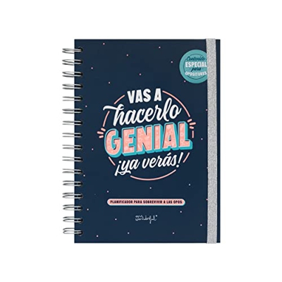 Mr. Wonderful Planificador para sobrevivir a las opos - Vas a hacerlo genial, ¡ya verás!