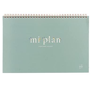 UO Organizador Semanal Planificador- Silvestre. Días sin numerar, 60 páginas, papel de calidad 90gr, 30x24