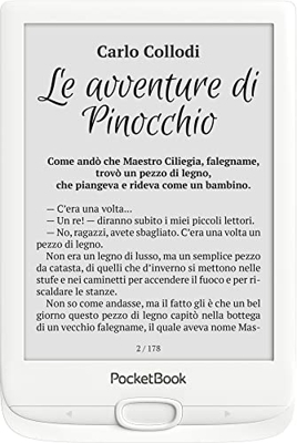 Pocketbook basic lux 3 ereader 6pulgadas 8 gb ink wifi blanco