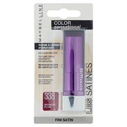 Maybelline New York – Rouge à Lèvres satin hydratant – Color Sensational – Teinte : Midnight Plum (338) características