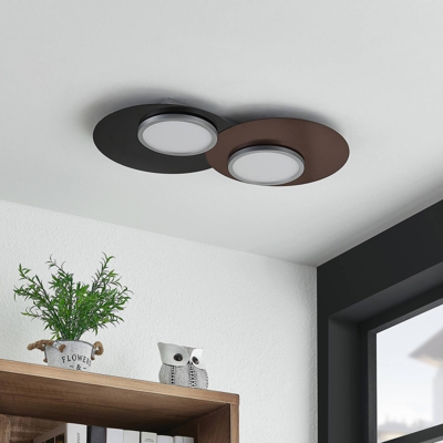 Lindby Enavi plafón LED, 2 luces