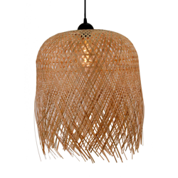 Lindby Solivia lámpara colgante de bambú en oferta