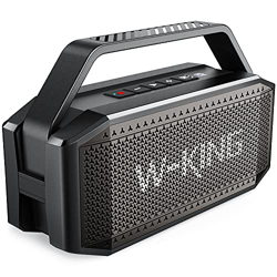 Altavoz Bluetooth, W-KING 60W Altavoces Potente, 40h de Reproducción, 12000mAh Batería, Portátil impermeable speaker Bluetooth con microfono, NFC y Ta características