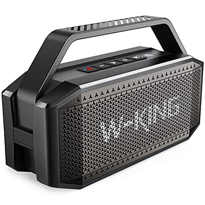 Altavoz Bluetooth, W-KING 60W Altavoces Potente, 40h de Reproducción, 12000mAh Batería, Portátil impermeable speaker Bluetooth con microfono, NFC y Ta