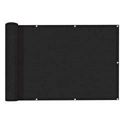 LOVE STORY Privacidad de Balcón y Pantallas Protectoras(HDPE) Pantalla para Balcón Jardín Protección de Privacidad,0,9 x 6 m, Negro características