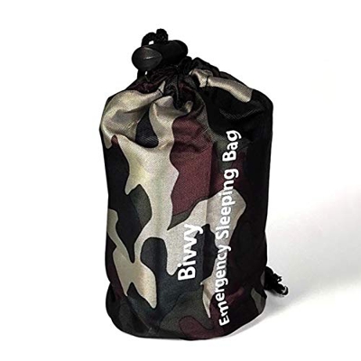 Sroomcla Sacos de Dormir de Emergencia, Supervivencia Bivvy Saco Ligero, Equipo de Supervivencia portátil Resistente al Agua para Acampar al Aire Libr