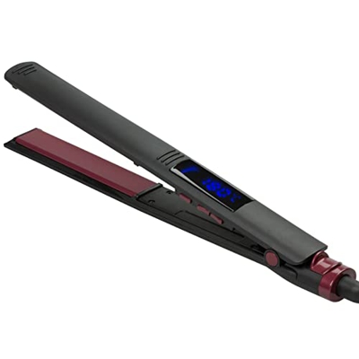 HAYDENT Plancha de Pelo con Pantalla y Control Digital de Temperatura - Plancha alisadora de Pelo con tecnología PTC - Plancha para el Cabello de Cale
