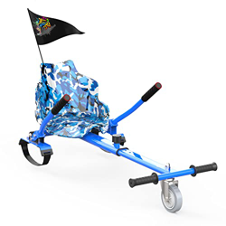 HOVERMAX Hoverkart, Asiento para Hoverboards,Kart Ajustable, Accesorios para Scooter Autoequilibrado con Bandera, Hoverkart para Hoverboard de 6.5.8.5 en oferta