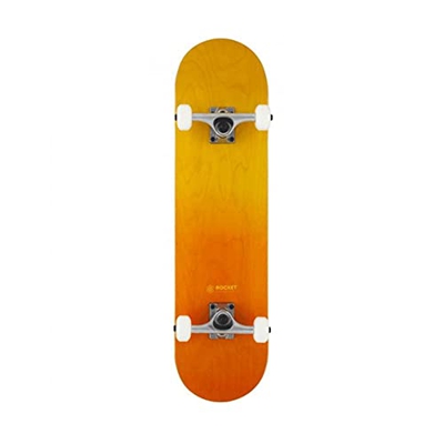 Rocket Double Dipped - Monopatín (20,3 cm), Color Naranja y Amarillo