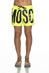 Moschino Bañador de hombre amarillo fluorescente amarillo M en oferta