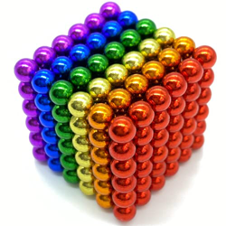 Trendy Firm - 100 Piezas Bolas Magneticas de Colores, Bolitas magneticas y Bolas de iman para Pizarra Nevera construcciones y Figuras Creativas Puzzle en oferta