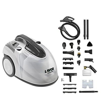 Lavor Limpiador a vapor profesional GV EGON VAC 4.1 Plus Vapor a 152 °C con función aspiradora, mata gérmenes y baterias con la fuerza del vapor