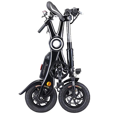 household items Bicicleta eléctrica Plegable de 12 Pulgadas para Adultos, Mini Bicicleta eléctrica para oficinistas, Scooter de batería Desmontable