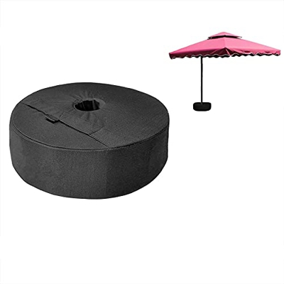 AVCSCI Base de Sombrilla, Pies para Sombrillas, Impermeable Soporte Pesas, 18" Desmontable Parasol Base de Redonda Base de Paraguas de Patio para Pati