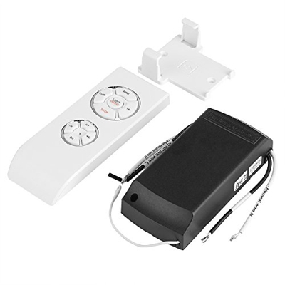 Raguso Control Remoto de Ventilador de Mano, 4 Tiempos 3 velocidades Universal Lámpara de Ventilador Colgante de Techo Kit de Control Remoto inalámbri