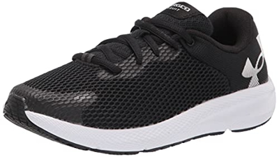 Under Armour UA W Charged Pursuit 2 BL Zapatillas para correr de carretera para Mujer, Negro (Black / Jet Gray / White), 40.5 EU