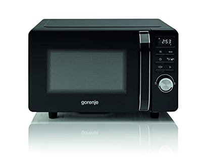 Gorenje Microondas MO 20 S4BC / Tecnología Stirrer/AquaClean / 11 programas automáticos / 700 vatios/Indicador de tiempo/SmartDisplay / 5 niveles de p