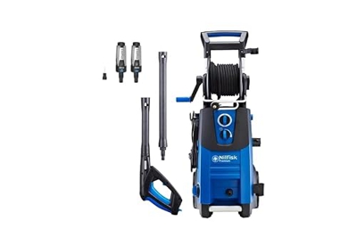 Hidrolimpiadora eléctrica NILFISK Premium 190-12 3300W 190 bares de presión. Motor de inducción y bomba cabezal de latón.