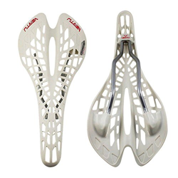 Juanya - Sillín de bicicleta hueco, cómodo, ultraligero, transpirable, cojín de araña, ergonómico, amortiguador para bicicleta de montaña, senderismo, en oferta