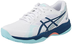 ASICS Gel-Game 8 Clay, Zapatillas Mujer, White Light Indigo, 42 EU en oferta