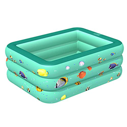 MXXQQ Piscina Inflable, 3 Capas De Gran Tamaño por Encima del Suelo Kiddle Family Lounge Piscina Espesada para Adultos, Niños, Niños Pequeños, Explota características