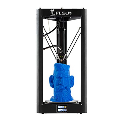 Atlojoys Impresora 3D QQ-S-Pro Delta Φ255 * 360 mm Tamaño de impresión grande Impresión silenciosa con pantalla táctil Soporte de plataforma de vidrio