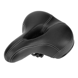 Sillín de Bicicleta Asiento de Bicicleta Grande y Ancho Asiento de sillín de Bicicleta de montaña con Almohadilla Extra Suave precio