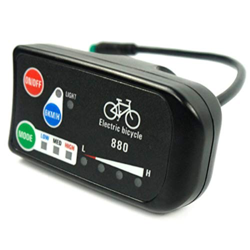 YUPVM Pantalla para bicicleta eléctrica 24 V 36 V 48 V Ebike Ligent Panel de control pantalla LCD LED880 Controlador impermeable para KT precio
