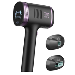 Depiladora Laser con 500000 Luz Pulsada & Sapphire Refrigeración ICE sin Dolor Profesional IPL Depilacion Maquina con 2 Accesorios para Cara, Cuerpo,  características