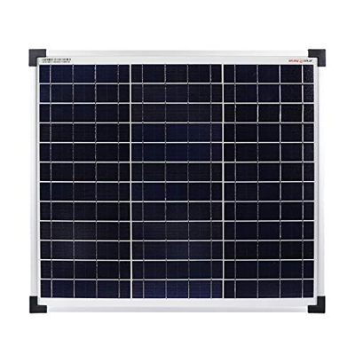 enjoy solar® Poly 12V, 36V panel solar policristalino, ideal para autocaravanas, casetas de jardín y barcos (Poly 30W/12V)