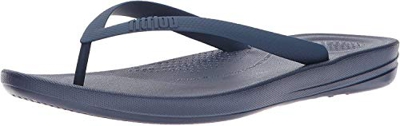 Fitflop IQUSHION Ergonomic Flip-Flops, Sneaker Mujer, Midnight Navy, 46 EU