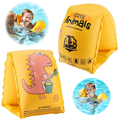 Manguitos de Natación para Niños,Manguitos Flotadores de Natación Hinchables Niños Brazaletes Hinchables Brazaletes de natación inflables Dibujos Anim